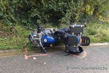 Motorrijder gewond bij aanrijding in Vliermaal