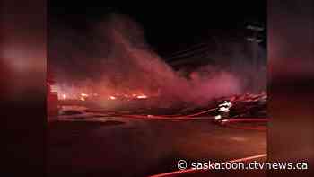 North Battleford loses power Monday night after motel fire spreads to main power line