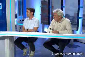 Herman Jongenelen, burgemeester in Stabroek en “atypische burgemeester” Geert Vandekeybus in Essen in de ATV-studio