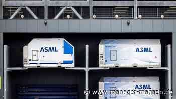 ASML-Aktie legt einen der größten europäischen Ein-Tages-Crashs hin