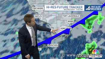 A South Florida cold front promises a break in the humidity