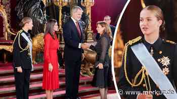 Peinliche Panne: Prinzessin Leonor von Spanien während Empfang übergangen