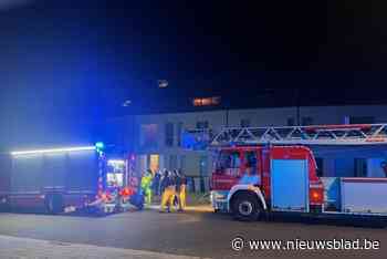 Bewoner gooit brandende batterij op het terras