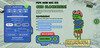 Pepe Unchained am Weg zur 20 Millionen Dollar Marke! Ist PEPU bald ein Top 50 Coin?