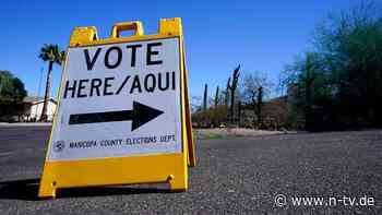 Erste Menschen stimmen ab: US-Wahl beginnt in Georgia mit Rekordbeteiligung