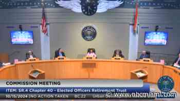 Miami commissioners vote to give themselves lifetime pensions
