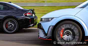 TEST: BMW M2 laat elektrische Ioniq 5 N alle hoeken van het circuit zien