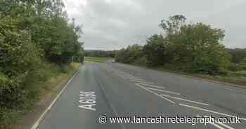 Delays after crash near M65 with weather warning in place