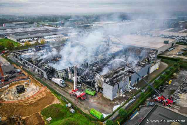 Kleine heropflakkeringen van brand bij eierbedrijf in Tongeren