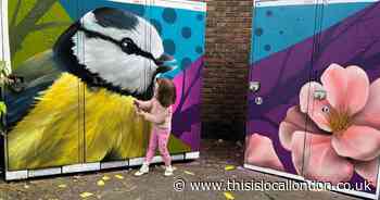 Streets plagued by graffiti get mural makeover
