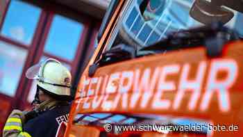 Einsatz in Calw: Feuerwehr rast zu Brand  in Recyclingzentrum