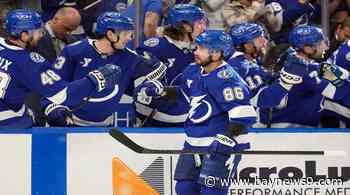 Lightning beat Canucks 4-1 in Milton-delayed home opener