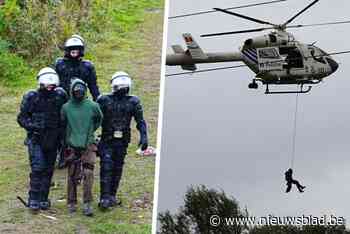 Was politieoptreden bij bezet bosje buiten proportie? “Mochten we dat met minder volk gedaan hebben, het was dikke miserie geweest”