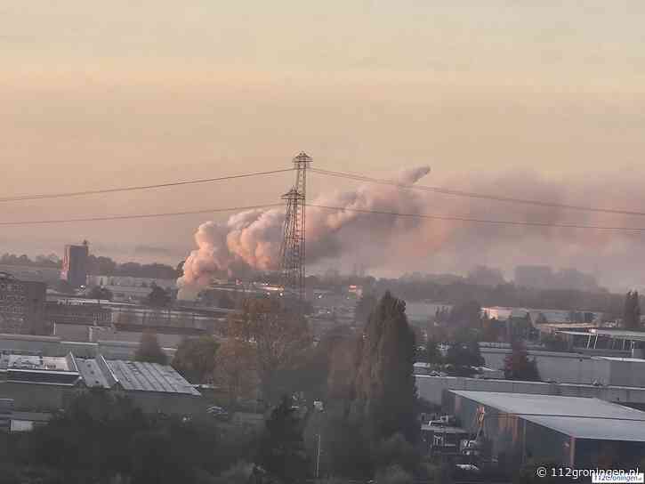 Grote rookpluim boven Stad door afvalbrand Gdanksweg (+Video)