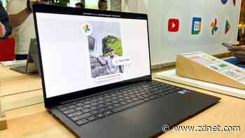 The Chromebook Plus with the best display I've tested is also the most portable