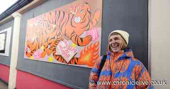 See pictures of vibrant new Pleasure Garden Urban Art Gallery in Newcastle City Centre