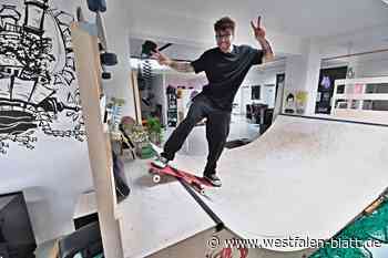 Was macht eine Mini-Halfpipe in einer Herforder Werbeagentur?