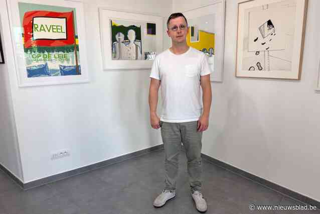 Nathan (41) verkocht ets van Roger Raveel bij tv-programma ‘Stukken van Mensen’, nu organiseert hij expo in zijn galerij