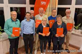 SPD Beverungen ehrt langjährige Mitglieder