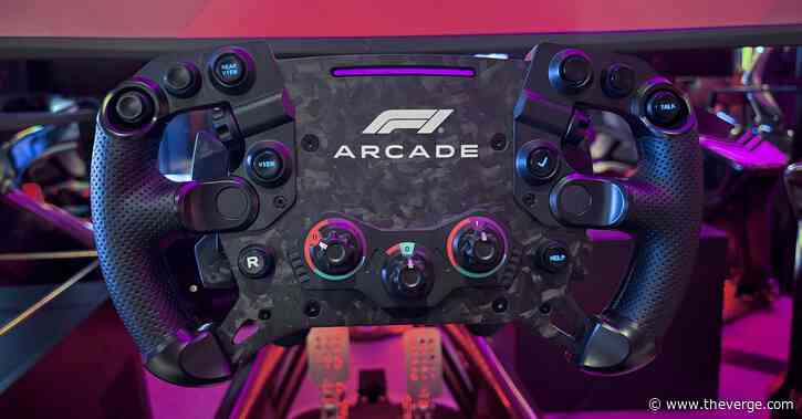 My very brief stint as a race car driver at the F1 Arcade