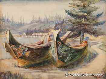 Audain Art Museum adds early version of Emily Carr's War Canoes, Alert Bay