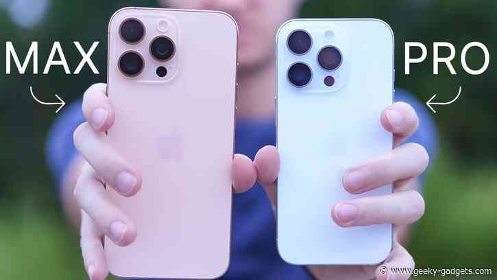 iPhone 16 Pro vs 16 Pro Max: Key Differences