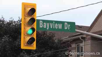 Emergency road closure on Bayview Drive in Barrie's south end