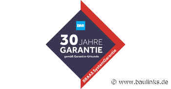 Braas gibt 30 Jahre Systemgarantie für die Regensicherheit des gesamten Dachsystems