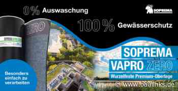 Neue Soprema Abdichtungs- und Dämmsysteme für Dächer