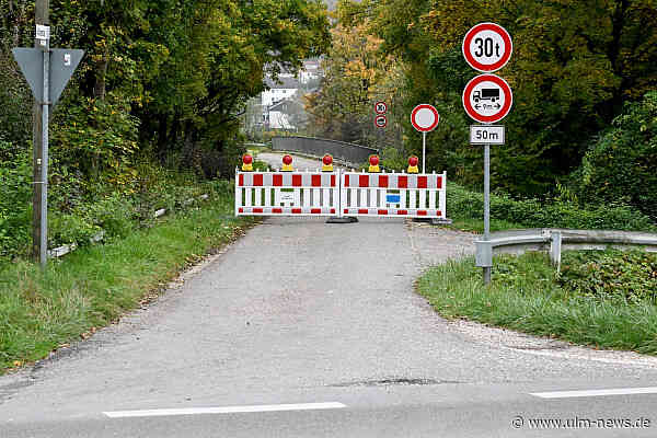 Bahnstrecke nach Blaubeuren kommt nicht zur Ruhe - diesmal einsturzgefährdete Brücke blockiert Zugverkehr