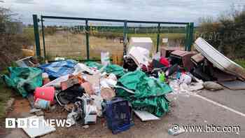 Former fracking site becomes fly-tipping hotspot