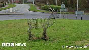 Appeal to replace stolen stag sculpture Walt