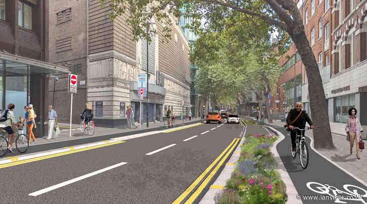 Camden Council planning a dedicated cycle lane for Shaftesbury Avenue