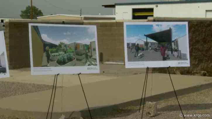 City of Albuquerque breaks ground on pallet village aimed at helping people dealing with addiction