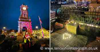 Residents commemorate lost babies with lighting of clock tower