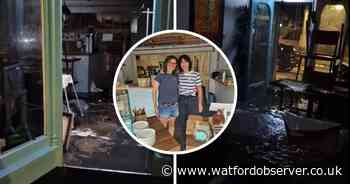 Community rallies after café suffers 'catastrophic' flooding