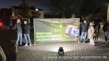 Energieversorgung: Bürger protestieren in Holzheim gegen geplante Großwärmepumpe