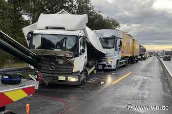 A1 bei Münster nach Unfall gesperrt