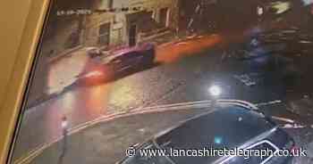 WATCH: Moment 'supercar' ploughs into parked van in quiet residential road