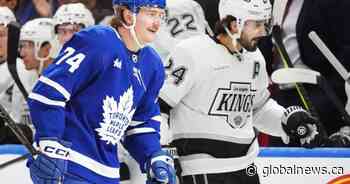Leafs’ McMann finding game after early scratch