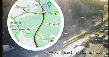 Traffic stopped on M6 in Lancashire due to 'shed load' - RECAP