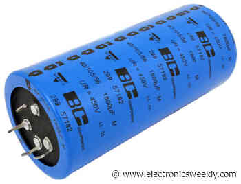 105°C radial electrolytics from 350 to 600V