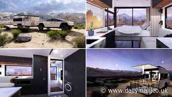 Now Cybertruck owners can LIVE with their vehicles: Luxury 'Cybertrailer' can sleep five - but it comes with an eyewatering price tag