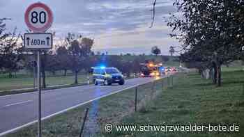 Vier Verletzte bei Unfall: Auto wird bei Neuhengstett gegen Baum geschleudert