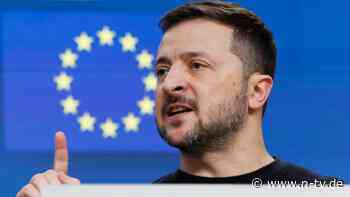 "Welchen Ausweg haben wir?": Selenskyj droht bei EU-Gipfel mit Atomwaffen-Option