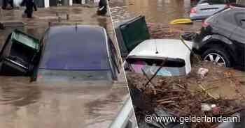 Code rood in Frankrijk, auto’s en koeien meegesleurd door zware regenval: ‘Nog nooit meegemaakt’
