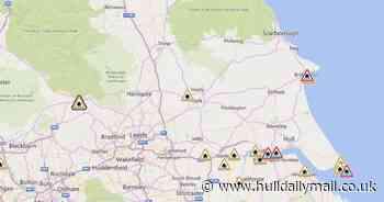 Red flood warnings issued for Hessle, North Ferriby, and Bridlington