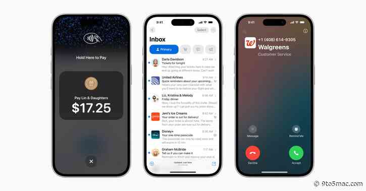 Apple previews new iPhone features including enhanced caller ID for businesses and brand logos in Mail