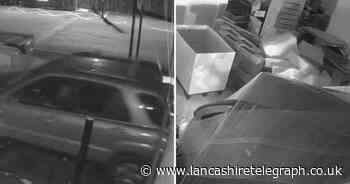 WATCH: Mindless would-be thieves break down farm shops doors