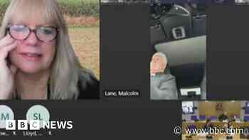 Priest caught on camera in car driving in meeting